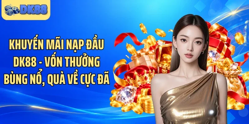 Khuyến Mãi Nạp Đầu DK88 - Vốn Thưởng Bùng Nổ, Quà Về Cực Đã